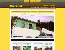 Tablet Screenshot of condominioportadosol.com.br
